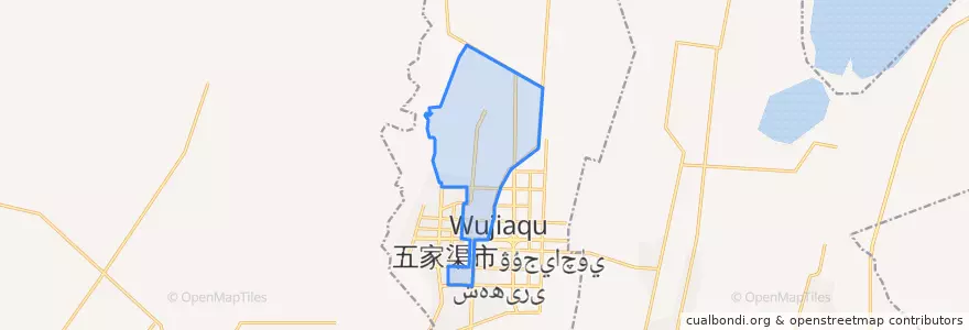 Mapa de ubicacion de 青湖路街道.