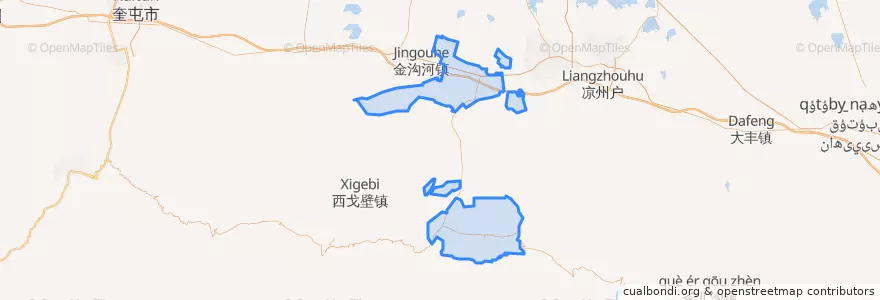 Mapa de ubicacion de 兵团一四三团.