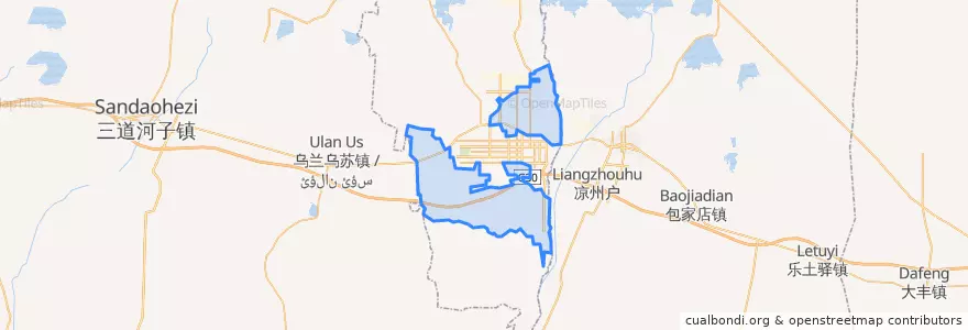 Mapa de ubicacion de 石河子镇.
