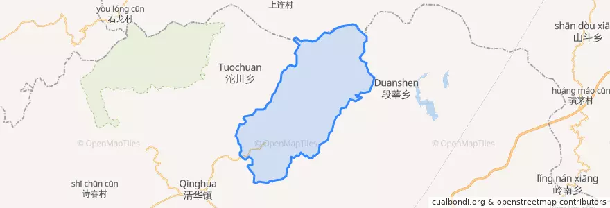 Mapa de ubicacion de 浙源乡.