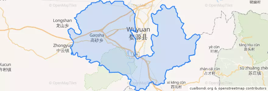 Mapa de ubicacion de 紫阳镇.