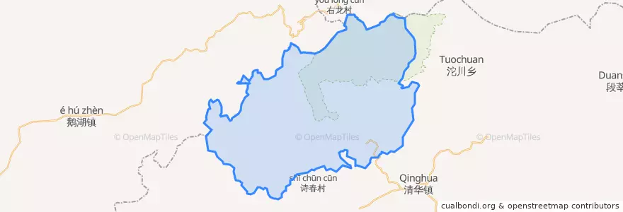 Mapa de ubicacion de 大鄣山乡.