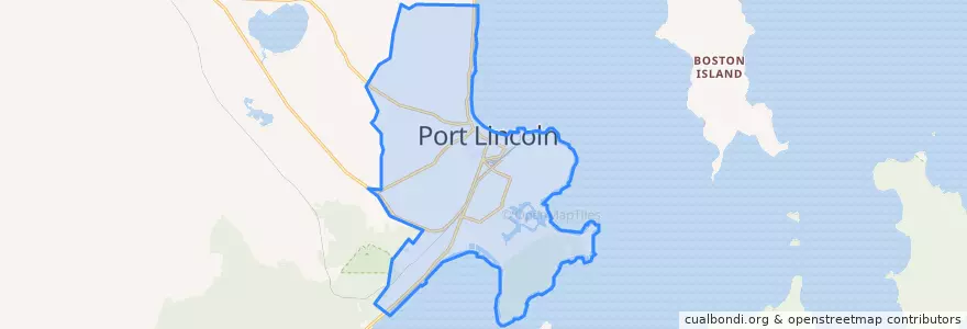 Mapa de ubicacion de City of Port Lincoln.