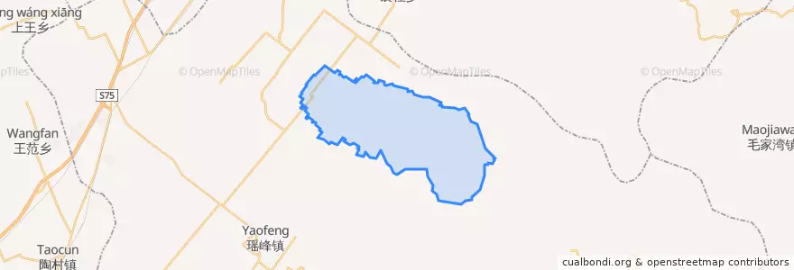 Mapa de ubicacion de 南大里乡.