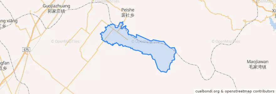 Mapa de ubicacion de 埝掌镇.