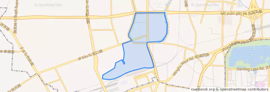 Mapa de ubicacion de 官扎营街道.