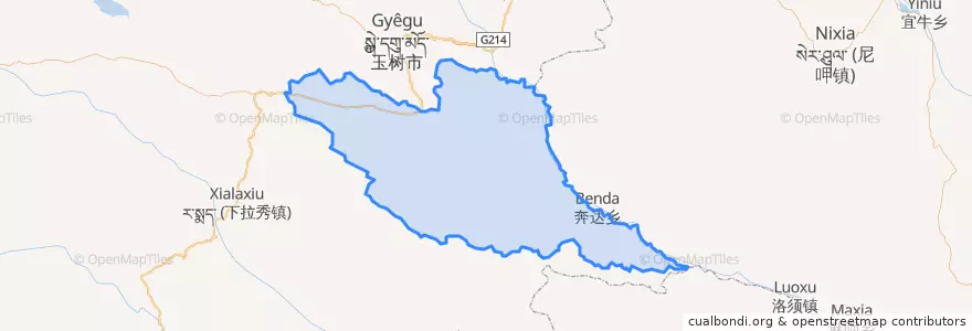 Mapa de ubicacion de སྤར་ཐང་ 巴塘乡.