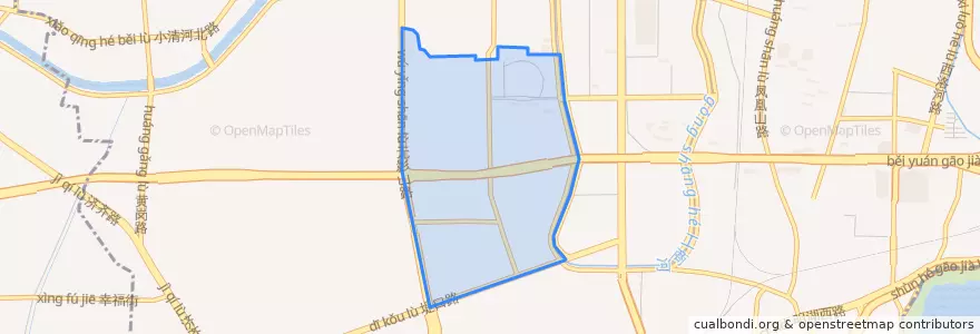 Mapa de ubicacion de 无影山街道.