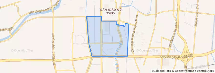Mapa de ubicacion de 工人新村南村街道.