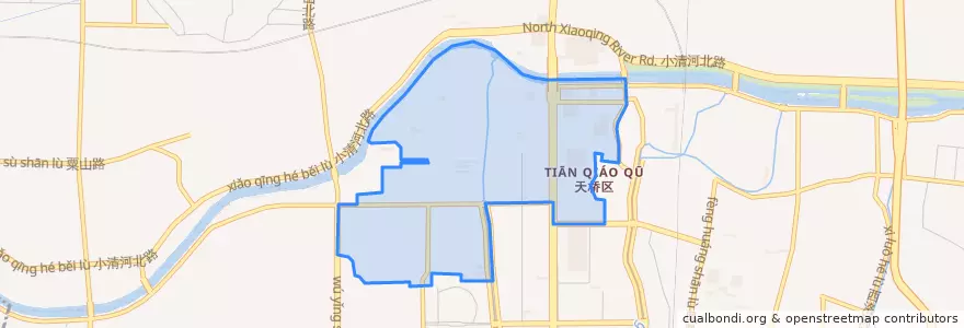 Mapa de ubicacion de 工人新村北村街道.