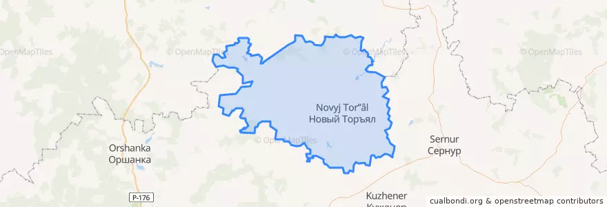Mapa de ubicacion de ノーヴイ・トルヤール地区.