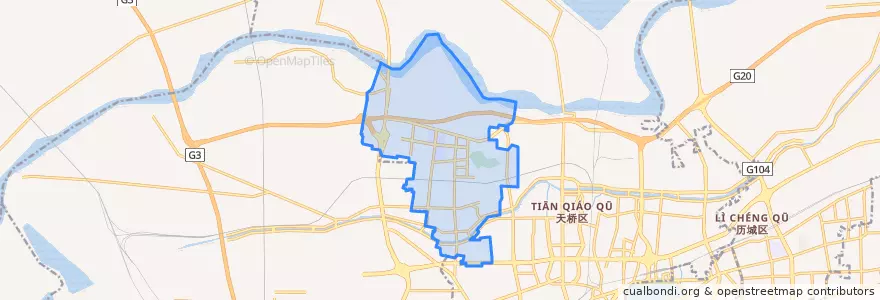Mapa de ubicacion de 药山街道.