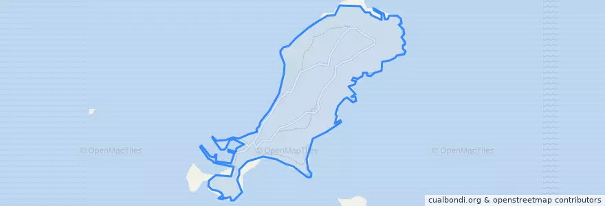 Mapa de ubicacion de Dongyuping Island.