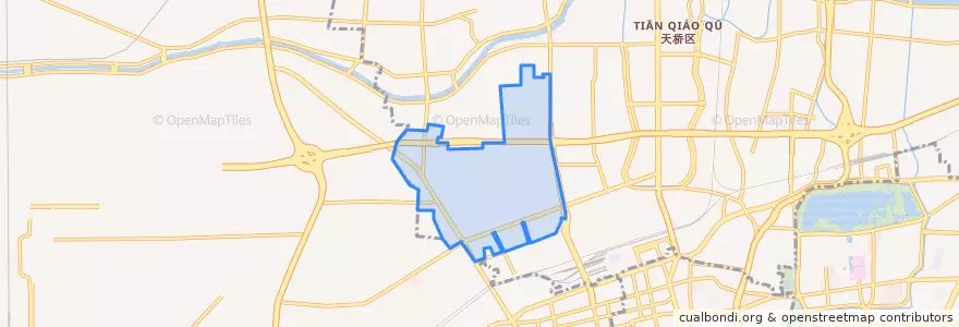 Mapa de ubicacion de 堤口路街道.
