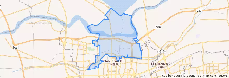 Mapa de ubicacion de 泺口街道.