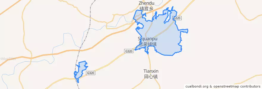 Mapa de ubicacion de 墨山乡.