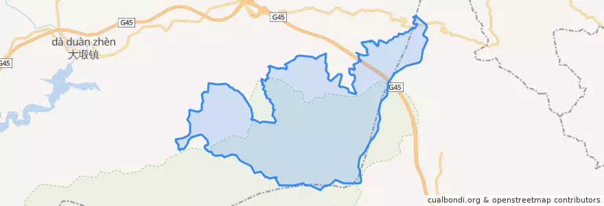Mapa de ubicacion de 龙门林场.