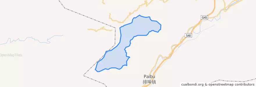 Mapa de ubicacion de 大沩山林场.