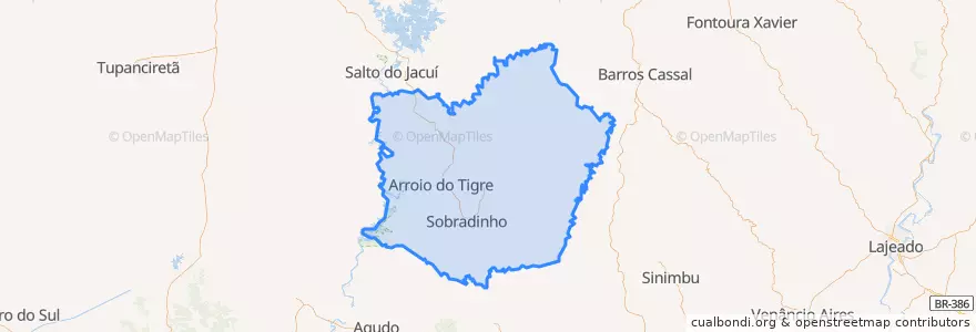 Mapa de ubicacion de Região Geográfica Imediata de Sobradinho.