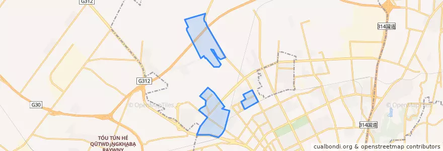 Mapa de ubicacion de 迎宾路街道.