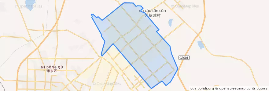 Mapa de ubicacion de 盛达东路片区.