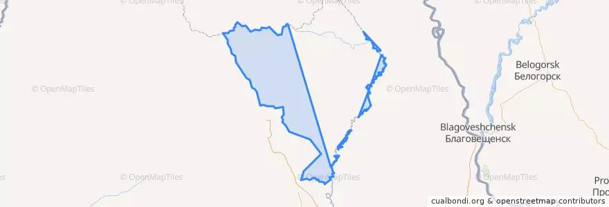 Mapa de ubicacion de 松岭区.