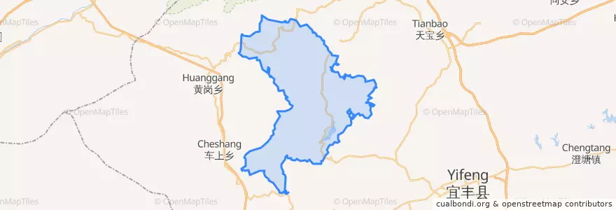 Mapa de ubicacion de 双峰林场.