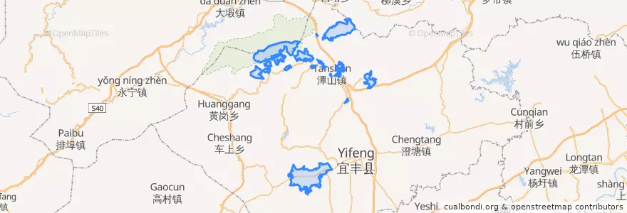 Mapa de ubicacion de 黄岗山垦殖场.