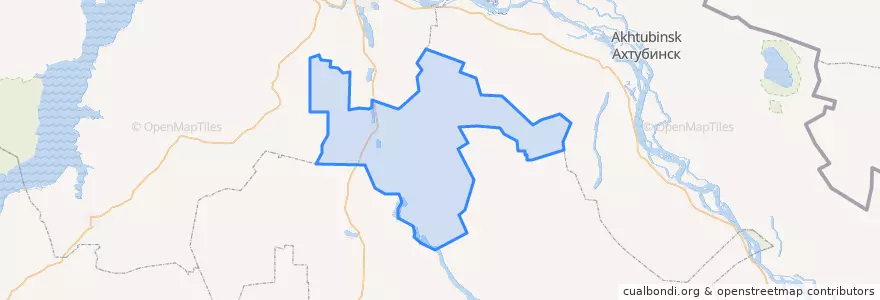 Mapa de ubicacion de Малодербетовский район.