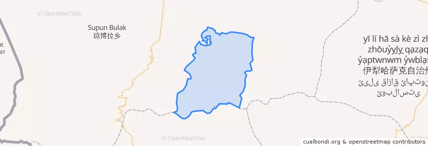 Mapa de ubicacion de 山区林场.
