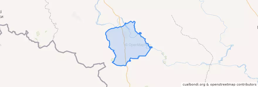 Mapa de ubicacion de Rajon Bogutschar.