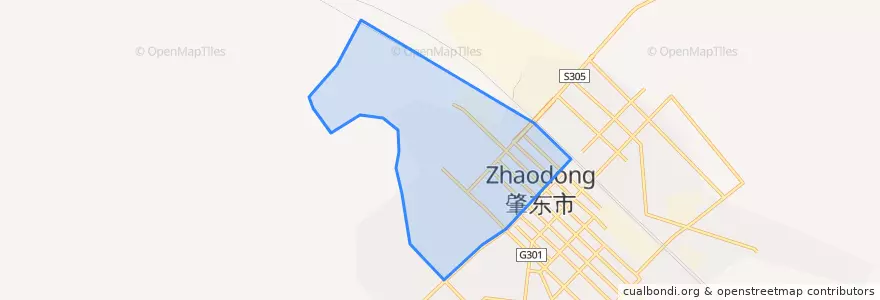 Mapa de ubicacion de 正阳区办事处.