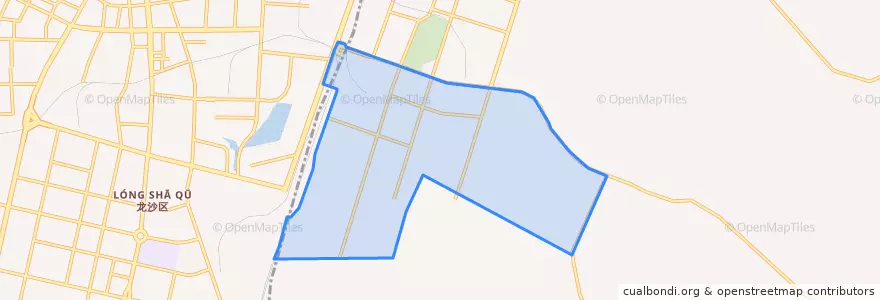 Mapa de ubicacion de Nanpu Subdistrict.