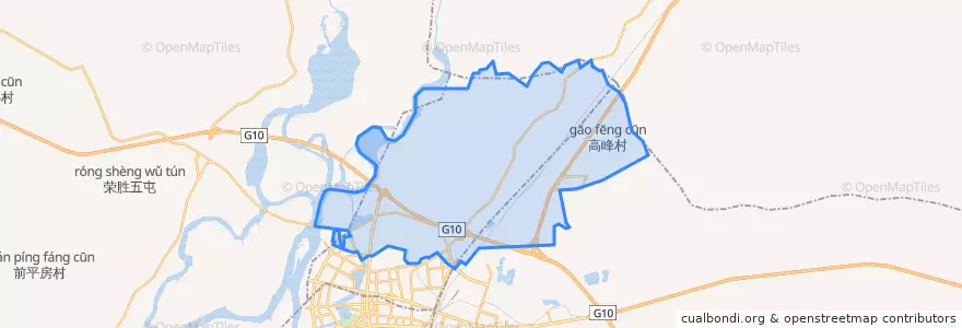 Mapa de ubicacion de 建华区直辖地域.