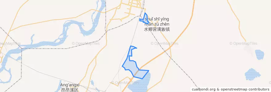 Mapa de ubicacion de 林机街道.