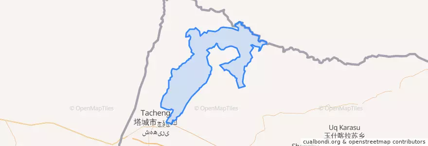 Mapa de ubicacion de 阿西尔达斡尔民族乡.