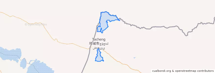 Mapa de ubicacion de 窝依加依劳牧场.