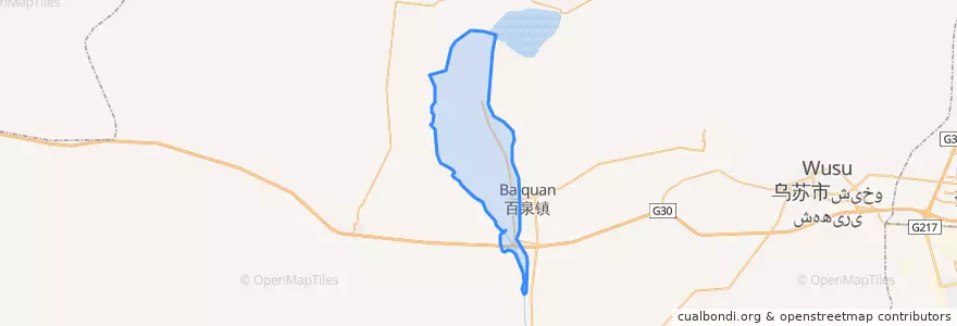 Mapa de ubicacion de 哈图布呼镇.