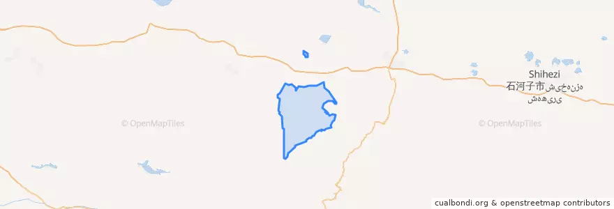 Mapa de ubicacion de 塔布勒合特蒙古民族乡.