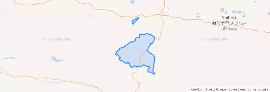 Mapa de ubicacion de 赛力克提牧场.
