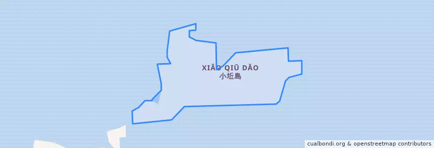 Mapa de ubicacion de 小坵島.