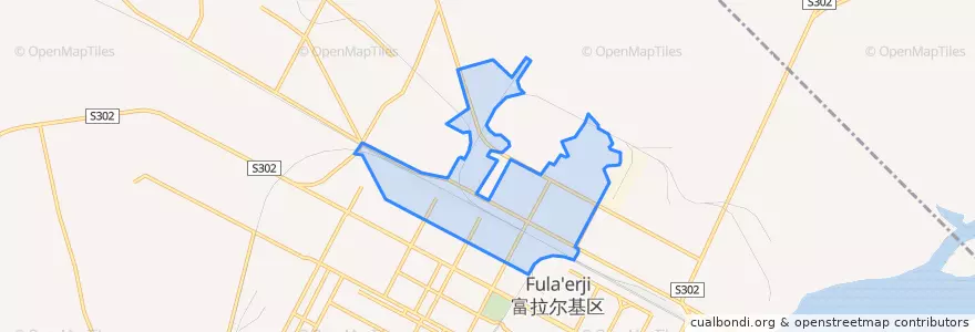 Mapa de ubicacion de 北兴街道.
