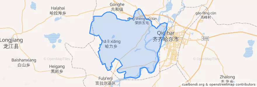 Mapa de ubicacion de Meilisi.