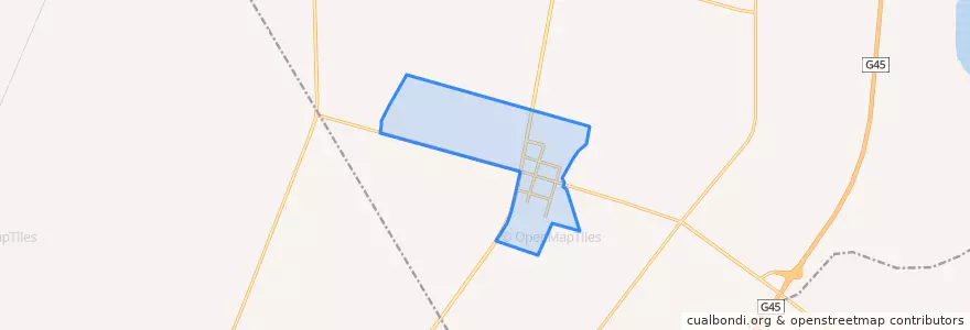 Mapa de ubicacion de Xingnan Subdistrict.