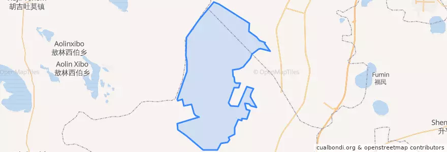 Mapa de ubicacion de 林源镇.