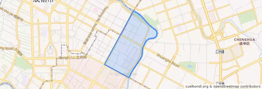 Mapa de ubicacion de 书院街街道.
