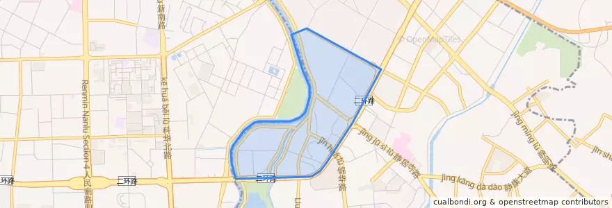 Mapa de ubicacion de 龙舟路街道 / Longzhoulu.