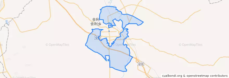 Mapa de ubicacion de 阿什河街道.
