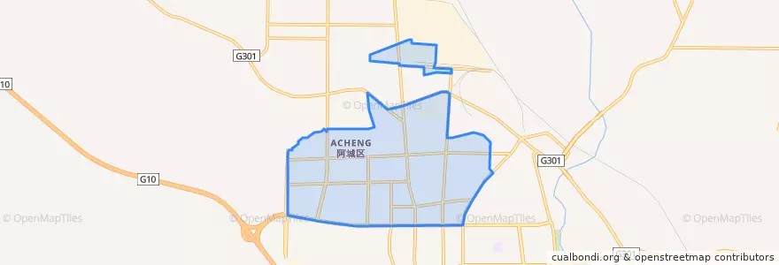 Mapa de ubicacion de 金城街道.