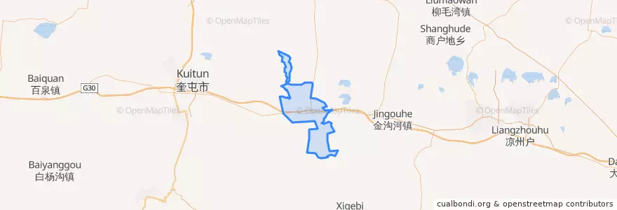 Mapa de ubicacion de 安集海镇.